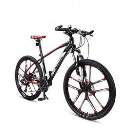 HY-WWK Mountain Bike HY-WWK Bicicletta Cruiser per Adulti, Forcella Anteriore Bloccabile 26 / 27, 5 Pollici Mountain Bike Freno a Doppio Disco Ruota in Lega Di Magnesio 30 Velocità, B, B