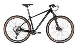 ICE Mountain Bike ICE MT10 Mountain Bike Telaio in Fibra di Carbonio, Ruota 29", Monopiatto, 12 V, Colore: Nero (19" L)