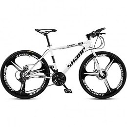 JAJU Bici JAJU Mountain Bike da 26 Pollici, Mountain Bike Hardtail a Doppio Disco a 27 velocità per Uomo Adulto, Bicicletta a velocità variabile con Assorbimento degli Urti