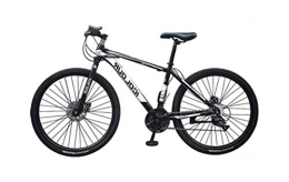 JDLAX Mountain Bike JdLAX - Bicicletta da mountain bike per adulti, con doppio freno a disco, per adulti e ragazzi, colore: nero