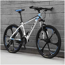 JF-XUAN Mountain Bike JF-XUAN Bicicletta Sport all'Aria Aperta 26" MTB Sospensione Anteriore 30 velocità Gears for Mountain Bike con Freni a Doppio Olio, Blu