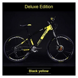 JINSUO Mountain Bike JINSUO Mountain Bike 24 / 26 pollici Velocità Doppio Disco Freni Ammortizzatore Studente Adulto Off-road Bicicletta Uomini e Donne (colore : Khaki scuro, Dimensioni: 26" 27 velocità)