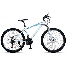 JKFDG Bici JKFDG 21 / 24 / 27 velocità con Freni A Doppio Disco Forcella Ammortizzata Mountain Bike da 24 / 26 Pollici per Adulti E Giovani, Mountain Bike Leggere