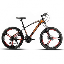 JKFDG Mountain Bike JKFDG 21 / 24 / 27 velocità Freno A Doppio Disco Adulti Sospensione Completa Sport all'Aria Aperta Bicicletta Fuoristrada Telaio in Acciaio Ad Alto Tenore di Carbonio Mountain Bike 24 / 26