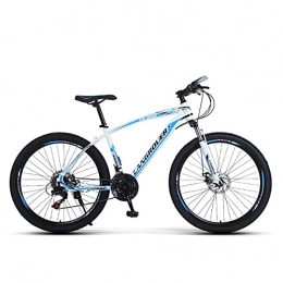 JKFDG Bici JKFDG 27 / 30 velocità, Telaio in Alluminio Ad Alta Resistenza, Sospensione Anteriore, Freno A Doppio Disco MTB Deragliatore Posteriore 24 / 26"per Bicicletta Mountain Bike per Adulti