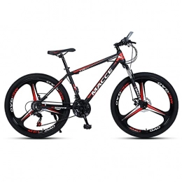 JKFDG Bici JKFDG Mountain Bike per Adulti, Ruote da 26 Pollici, Acciaio Ad Alto Tenore di Carbonio Biciclette Fuoristrada, 24 / 27 velocità Full Suspension MTB Ingranaggi Freni A Doppio Disco