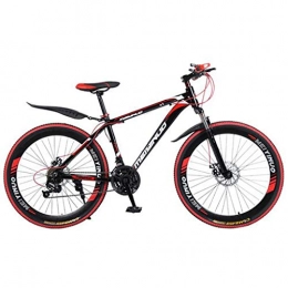 JLFSDB Bici JLFSDB Mountain Bike Bicycle Bicicletta Bici 26" Mountain Biciclette Leggeri 21 24 27 velocità Ravine Bici con Un Telaio a Doppio Freno a Disco in Lega di Alluminio (Color : Black, Size : 21 Speed)