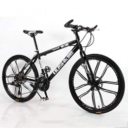 JLFSDB Mountain Bike JLFSDB Mountain Bike Bicycle Bicicletta Bici Montagna Biciclette 26" MTB Doppio Freno a Disco Anteriore Sospensione Ravine Bike 21 24 27 velocità di Acciaio al Carbonio Telaio