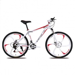 JLFSDB Mountain Bike JLFSDB Mountain Bike Bicycle Bicicletta Bici Ravine Bike 24" Ruota Anteriore Sospensione Mountain Biciclette Doppio Freno a Disco 21 24 27 accelera Telaio in Acciaio al Carbonio