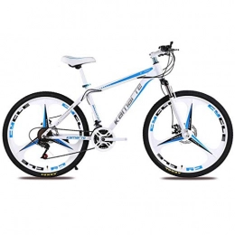 JLZXC Mountain Bike JLZXC Mountain Bike Mountain Bicycle 21 / 24 / 27 velocità Sospensione Anteriore in Acciaio al Carbonio MTB / Uomo Donna Telaio 26” Wheel Integral (Color : B, Size : 27speed)