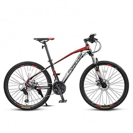 JLZXC Mountain Bike JLZXC Mountain Bike Mountain Bike, Uomini Donne Montagna / Biciclette, 27, 5 Pollici in Lega di Alluminio Telaio Doppio Freno A Disco Anteriore Forcella, 27 velocità (Color : Red)