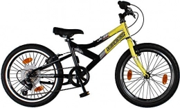 KCP Mountain Bike KCP Jett 20 Pollice 31 cm Ragazzi 6SP Freni a Cerchio Nero / Giallo