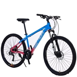 KDHX Bici KDHX Ruote da 27, 5 Pollici 27 velocità Mountain Bike Telaio Rigido in Lega di Alluminio Freni a Doppio Disco Colori Multipli per Sport all'Aria Aperta per Biciclette per Adulti (Color : Green-Purple)