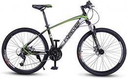 KKKLLL Mountain Bike KKKLLL Mountain Bike Bicicletta Telaio in Alluminio Ammortizzatore Doppio Disco Freno Studente Maschio Adulto e Femmina Bicicletta 24 velocit 26 Pollici