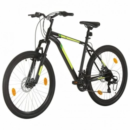 Ksodgun Mountain Bike Ksodgun Ruote da 27.5 Pollici per Mountain Bike Trasmissione a 21 velocità, Altezza Telaio 50 cm, Nero