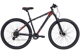 Legnano Mountain Bike Legnano Logan, MTB 29 Pollici Uomo, Nero, Grigio e Rosso, 49