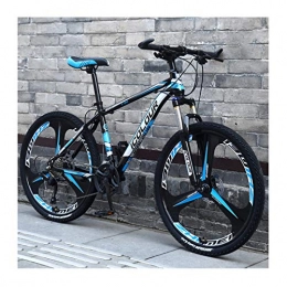 LHQ-HQ Mountain Bike LHQ-HQ Mountain Bike 26 Pollici Alluminio Leggero 27 velocità, Tre Coltelli Una Ruota, per Adulti, Donne, Adolescenti, Black Blue