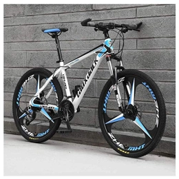 LHQ-HQ Mountain Bike LHQ-HQ Sport all'Aria Aperta Mens for Mountain Bike, 21 velocità della Bicicletta con Telaio 17Inch, 26inch Ruote con Freni a Disco, Blu Sport all'Aria Aperta Mountain Bike