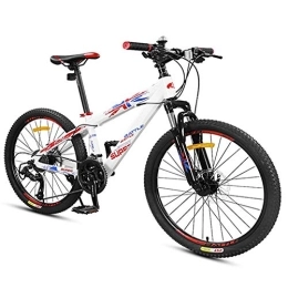 LNDDP Bici LNDDP Mountain Bike per Ragazzi, Mountain Trail Bike con Doppio Freno a Disco, Telaio in Alluminio con Sospensione Anteriore Mountain Bike all Terrain