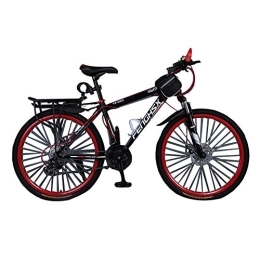 LNX Bici LNX 24 / 26 Pollici Mountain Bike - Adulto Uomini Donne Adolescenti - Telaio in Acciaio ad Alto tenore di Carbonio - Doppio Freno - per Tutti i Terreni Mountain Bike - velocità variabile