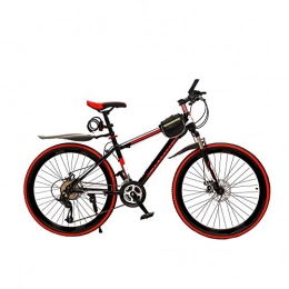 MH-LAMP Mountain Bike MH-LAMP Mountain Bike, 26 Pollici, MTB Parafango Posteriore, MTB Bicicletta Front Suspension, Bicicletta 24 velocit, Biciclette Mountain Bike con Doppia Freni A Disco