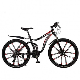 MJL Mountain Bike MJL Bicicletta da Neve da Spiaia, Mountain Bike da 26 Pollici per Adulti, Bicicletta da Montagna a Velocit Variabile con Doppio Assorbimento Degli Urti, Bicicletta da Neve Fuoristrada con Doppio Fre