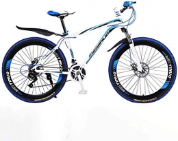 MJY Bici MJY 26 In mountain bike a 24 velocità per adulto, telaio completo in lega di alluminio leggero, sospensione per uomo con ruota anteriore, freno a disco 6-20, D