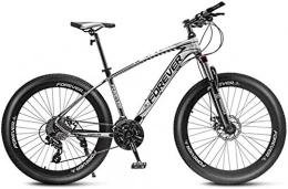 MJY Mountain Bike MJY Mountain bike da 24 'per adulti, telaio per mountain bike a doppia sospensione con pneumatici grassi, telaio in lega di alluminio, mountain bike per tutti i terreni, velocità 24 / 27 / 30 / 33 6-11, 33