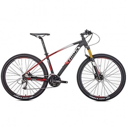 MJY Mountain Bike MJY Mountain bike per adulti, bicicletta alpina a 27 velocità da 27, 5 pollici con ruote grandi, telaio in alluminio, mountain bike hardtail, bici antiscivolo, Grigio