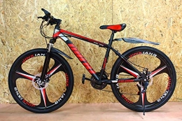 Generic Mountain Bike Mountain Bike - 2021 per uomo donna Junior 26'' Ruota 21 Velocità - Nero & Rosso