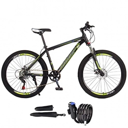 GFSHXYAI Mountain Bike Mountain Bike, 26-Inch Wheels, 7speed Uomini E Donne Universale Cross-country Mountain Bike, Freni A Doppio Disco Assorbimento Degli Urti (con Parafango, Blocco Auto).-2