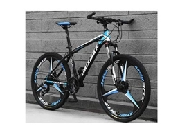 Generic Bici Mountain Bike 26 Pollici Integral Wheel Unisex Sospensione Mountain Bike 21 velocità 24 velocità velocità 27 velocità 30 velocità Freno a Doppio Disco in Acciaio al Carbonio S