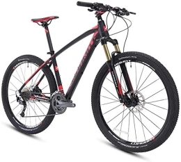 Aoyo Mountain Bike Mountain Bike, 27, 5 pollici Big Tyre hardtail for mountain bike, in alluminio 27 Velocità for mountain bike, sedile regolabile Womens biciclette da uomo, Nero, Colore: Bianco (Color : Black)