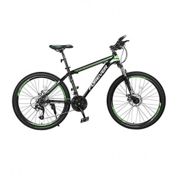 Morsky Mountain Bike Mountain Bike 27 degli Uomini di velocità, -Alto tenore di Carbonio in Acciaio Bike, Montagna Bicicletta con Sospensione Anteriore Sedile Regolabile (Color : Green, Size : 27.5inch)