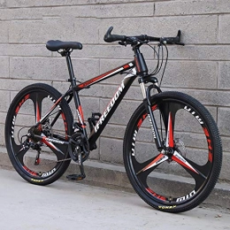 Domrx Bici Mountain Bike Assorbimento degli Urti a velocità variabile Uomini e Donne Single gifte Auto a velocità variabile di Alta qualità-Black Red_26_21