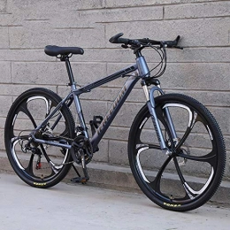Domrx Bici Mountain Bike Assorbimento degli Urti a velocità variabile Uomini e Donne Single gifte Auto a velocità variabile di Alta qualità-Grey Black_24_30