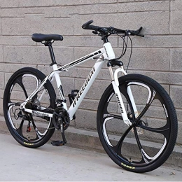 Domrx Bici Mountain Bike Assorbimento degli Urti a velocità variabile Uomini e Donne Single gifte Auto a velocità variabile di Alta qualità-White Black_26_24