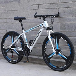 Domrx Bici Mountain Bike Assorbimento degli Urti a velocità variabile Uomini e Donne Single gifte Auto a velocità variabile di Alta qualità-White Blue_26_21