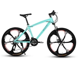 LIUCHUNYANSH Bici Mountain Bike Bici da strada Adulti MTB della strada della bicicletta Biciclette Mountain Bike for uomo e donna 24in ruote regolabile Velocità doppio freno a disco ( Color : Blue , Size : 21 speed )