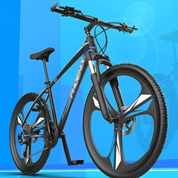 T-Day Bici Mountain Bike Bicicletta MTB Mountain Bike da Uomo Ruote da 26 Pollici, Telaio in Alluminio, Spostamento Regolare, Ammortizzatore Bloccabile - Blu(Size:27 Speed, Color:Blu)