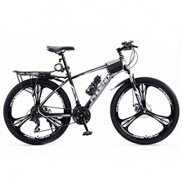 T-Day Mountain Bike Mountain Bike Bicicletta MTB Mountain Bike per Adulti Donne da Donna 24 velocità in Acciaio Telaio 27, 5 Pollici Una Ruota con Doppia Sospensione E Forcella A Sospensione(Size:24 Speed, Color:Nero)