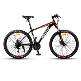 WYLZLIY-Home Bici Mountain Bike bicicletta MTB Sportiva da Montagna 26” Mountain Bike, acciaio al carbonio Telaio Biciclette da montagna, doppio freno a disco e sospensione anteriore, 24-velocità ( Color : A )