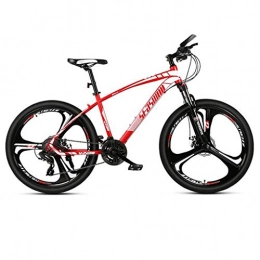 WYLZLIY-Home Bici Mountain Bike bicicletta MTB Sportiva da Montagna 26” Mountain Bike, acciaio al carbonio Telaio Biciclette Hard-coda, doppio disco freno e Forcella anteriore, 21 velocità, 24 velocità, 27 di velocità
