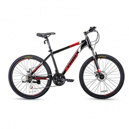 WYLZLIY-Home Bici Mountain Bike bicicletta MTB Sportiva da Montagna 26inch Mountain Bike / Biciclette, acciaio al carbonio Telaio, sospensioni anteriori e Dual Disc Brake, 21 velocità, telaio 17inch ( Color : Black )