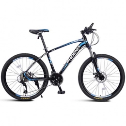 WYLZLIY-Home Bici Mountain Bike bicicletta MTB Sportiva da Montagna 26inch Mountain bike, biciclette lega di alluminio Hard-coda, doppio freno a disco e sospensioni blocco anteriore, 27 Velocità, 17" Frame