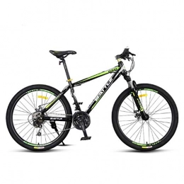 WYLZLIY-Home Bici Mountain Bike bicicletta MTB Sportiva da Montagna 26inch Mountain bike, biciclette telaio in acciaio al carbonio, doppio freno a disco e sospensione anteriore, Spoke Wheel ( Color : Green )