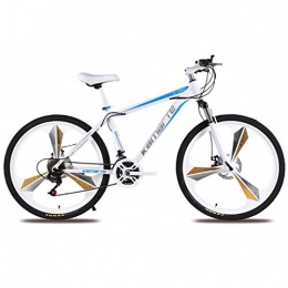 Lxyfc Bici Mountain Bike bicicletta MTB Sportiva da Montagna Mountain Bicycle 21 / 24 / 27 Velocità Sospensione Anteriore In Acciaio Al Carbonio MTB / Uomo Donna Telaio 26” Wheel Integral Mountain Bike Mens Bicycle