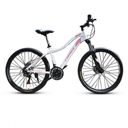 WYLZLIY-Home Bici Mountain Bike bicicletta MTB Sportiva da Montagna Mountain bike, biciclette lega di alluminio delle donne, doppio freno a disco e di bloccaggio sospensione anteriore, 26inch Ruota, 21 Velocità