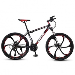 WYLZLIY-Home Bici Mountain Bike bicicletta MTB Sportiva da Montagna Mountain Bike / Biciclette, Sospensione anteriore e doppio freno a disco, 26inch ruote, acciaio al carbonio Telaio, 21 velocità, 24 velocità, 27-veloc