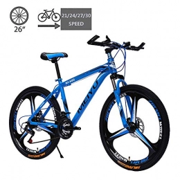 Aquila Mountain Bike Mountain Bike Cambio Biciclette, Double Disc Lega di Alluminio Freni Dirt Bike Mountain Bike, 26 Pollici 21 / 24 / 27 / 30 velocità for Esterni Studente di Scuola AQUILA1125 ( Color : E , Size : 30 Speed )